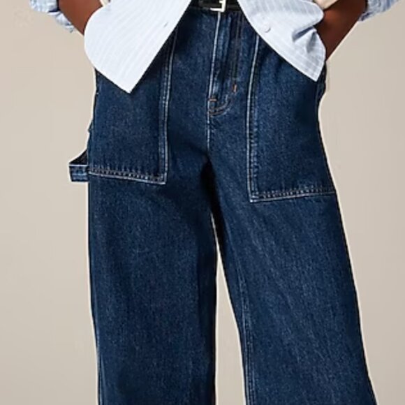 J Crew Point Sur Wide-leg Carpenter Jean - Picture 2 of 7